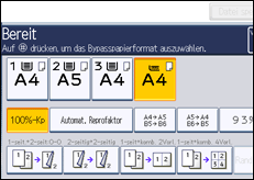 Abbildung Bedienfeld-Display