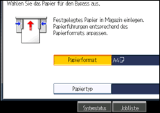 Abbildung Bedienfeld-Display