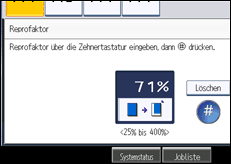 Abbildung Bedienfeld-Display