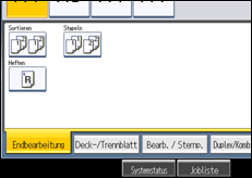 Abbildung Bedienfeld-Display