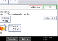 Abbildung Bedienfeld-Display