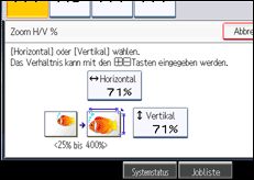Abbildung Bedienfeld-Display