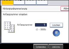 Abbildung Bedienfeld-Display