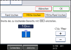 Abbildung Bedienfeld-Display