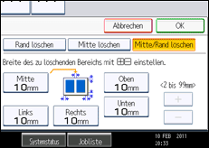 Abbildung Bedienfeld-Display