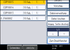 Abbildung Bedienfeld-Display