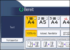 Abbildung Bedienfeld-Display