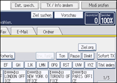 Abbildung Bedienfeld-Display