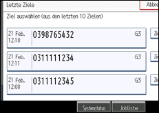 Abbildung Bedienfeld-Display