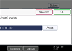 Abbildung Bedienfeld-Display
