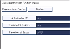 Abbildung Bedienfeld-Display