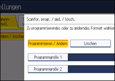 Abbildung Bedienfeld-Display