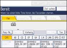 Abbildung Bedienfeld-Display