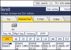 Abbildung Bedienfeld-Display