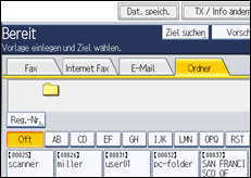 Abbildung Bedienfeld-Display