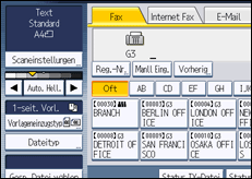 Abbildung Bedienfeld-Display