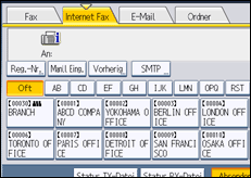 Abbildung Bedienfeld-Display