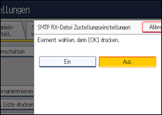 Abbildung Bedienfeld-Display