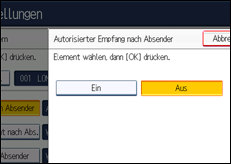 Abbildung Bedienfeld-Display