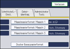 Abbildung Bedienfeld-Display