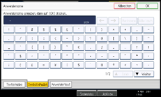 Abbildung Bedienfeld-Display