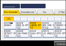 Abbildung Bedienfeld-Display