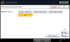 Abbildung Bedienfeld-Display