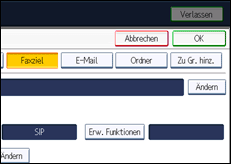 Abbildung Bedienfeld-Display