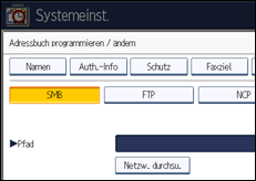 Abbildung Bedienfeld-Display