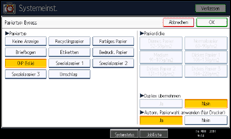 Abbildung Bedienfeld-Display