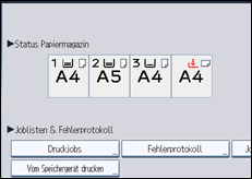 Abbildung Bedienfeld-Display