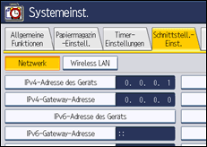 Abbildung Bedienfeld-Display
