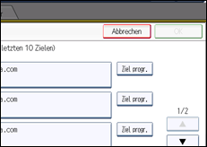 Abbildung Bedienfeld-Display