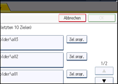 Abbildung Bedienfeld-Display