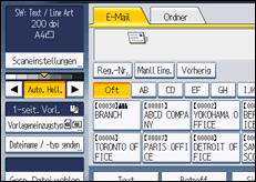 Abbildung Bedienfeld-Display