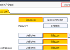Abbildung Bedienfeld-Display