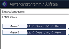 Abbildung Bedienfeld-Display