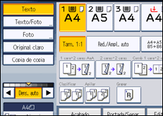 Ilustración de la pantalla panel de mandos