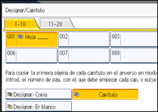 Ilustración de la pantalla panel de mandos