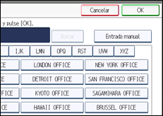 Ilustración de la pantalla panel de mandos