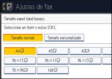 Ilustración de la pantalla panel de mandos