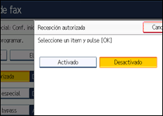 Ilustración de la pantalla panel de mandos