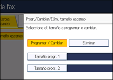 Ilustración de la pantalla panel de mandos