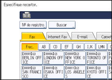 Ilustración de la pantalla panel de mandos