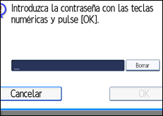 Ilustración de la pantalla panel de mandos