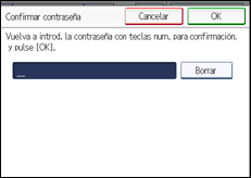 Ilustración de la pantalla panel de mandos