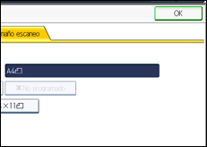 Ilustración de la pantalla panel de mandos