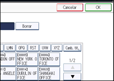 Ilustración de la pantalla panel de mandos