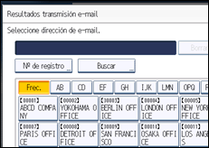 Ilustración de la pantalla panel de mandos