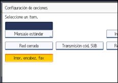Ilustración de la pantalla panel de mandos